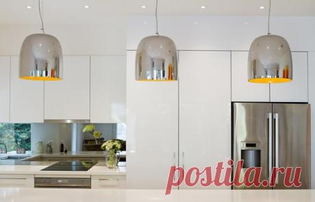 Инфографика: как расположить осветительные приборы на кухне — INMYROOM