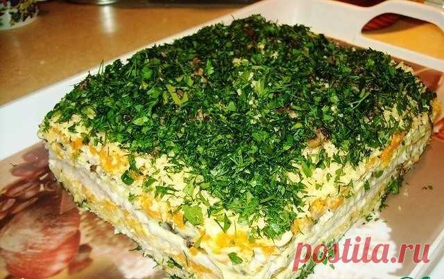 Салат-торт «Праздничный». Самый вкусный салат на новогоднем столе | Всё для Тебя