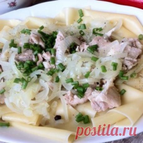 Диетический бешбармак из курицы