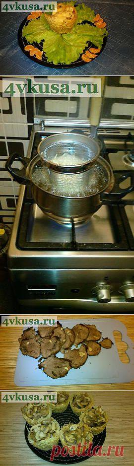 Мясо в картофельных корзиночках. | 4vkusa.ru