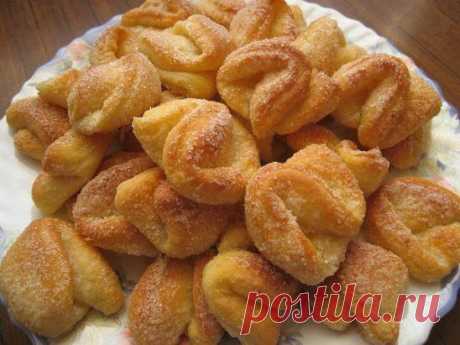 Творожные рогалики