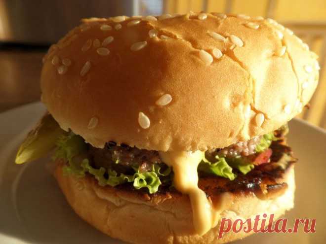 Домашний чизбургер. Быстро и просто! — Вкусные рецепты