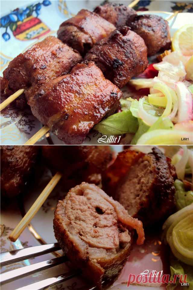 Румаки с куриной печенкой