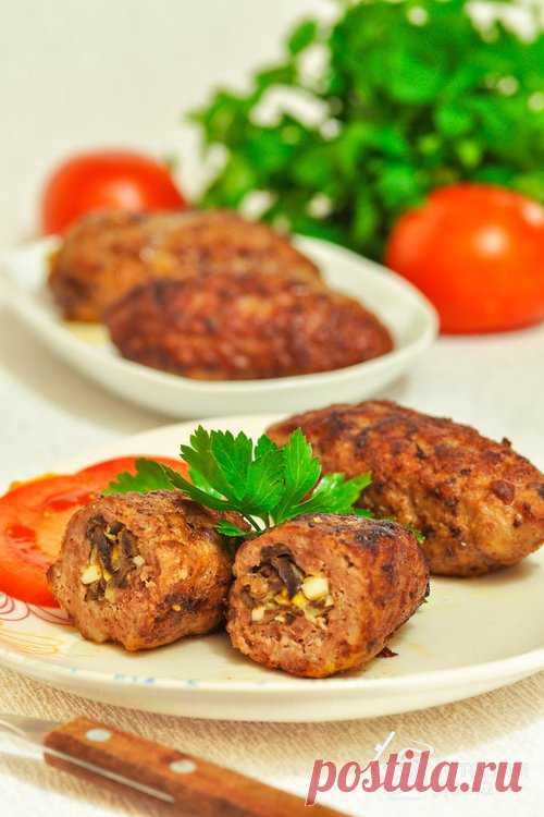 Зразы с грибами, луком и яйцом - медиаплатформа МирТесен
