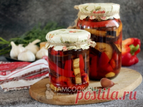 Маринованные баклажаны с перцем на зиму