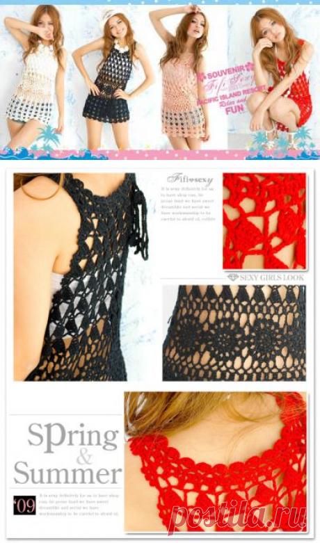 Воздушный летний сарафан-туничка - 2 Платья,сарафаны - Женская одежда - Каталог альбомов - SANA петелька