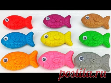 Learn Colors with 9 Color Play Doh and Farm Animals Molds | Surprise Toys PJ Masks Surprise Eggs