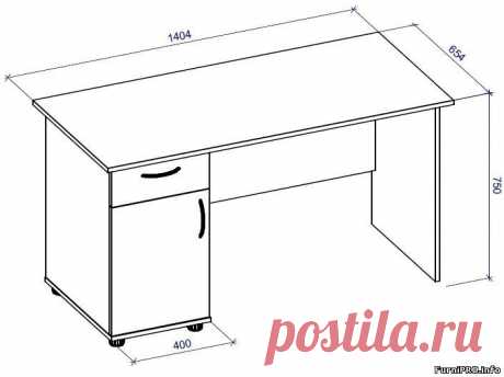 Письменный стол своими руками! - Столы - Готовые проекты - Скачать 3d модели мебели и фурнитуры - Мебель и интерьер своими руками
