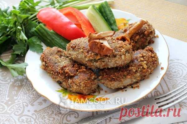 Котлеты из гречки с грибами — рецепт с фото пошагово