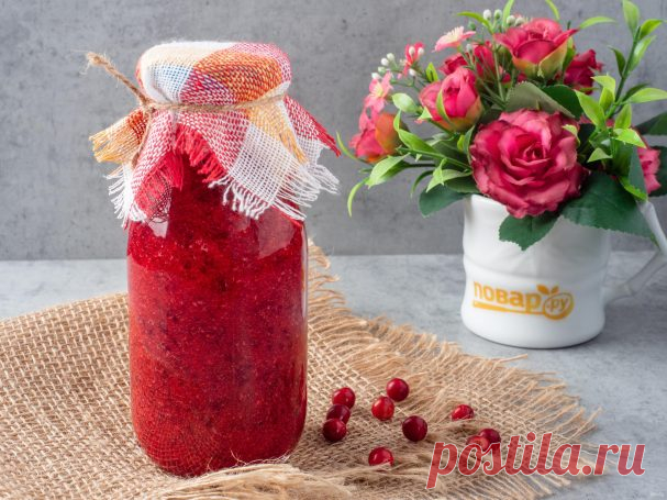Брусника с сахаром на зиму - пошаговый рецепт с фото на Повар.ру