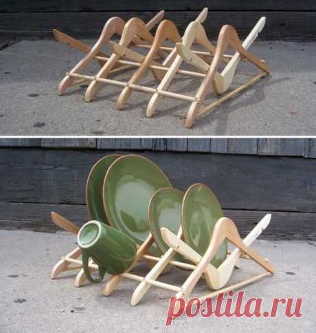 Гениальные вещи из старых вешалок — Сделай сам, идеи для творчества - DIY Ideas