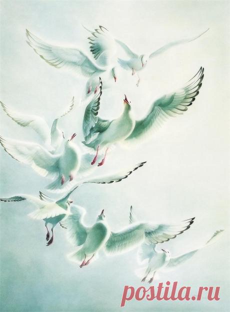 Zeng Xiao Lian.Птицы.