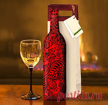 Праздничное декорирование бутылок