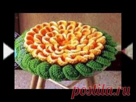 Идеи. Коврики на стулья своими руками - YouTube