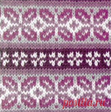 Fair Isle Knitting Pattern ⋆ Knitting Bee
