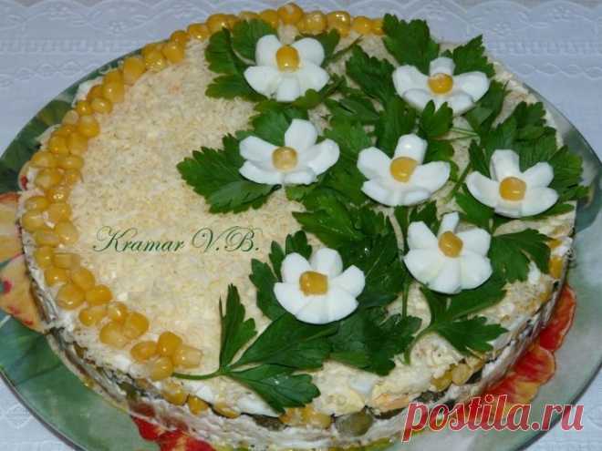 Праздничный салат «Фантазия» — вкусно и красиво!