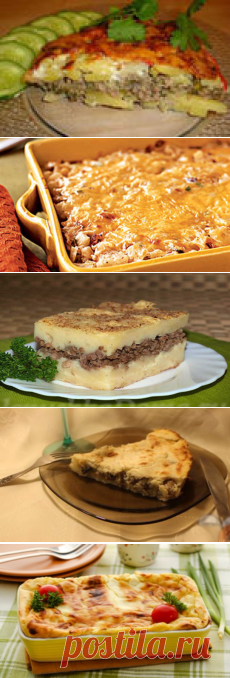 Картофельная запеканка с фаршем в духовке, простые и вкусные рецепты.