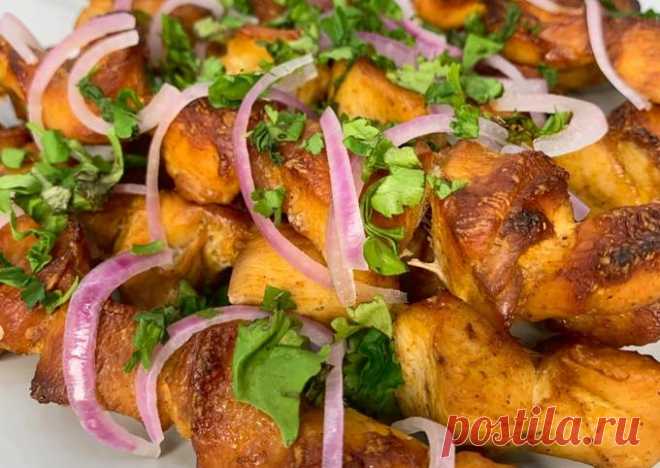 (1) Куриные шашлычки в духовке - пошаговый рецепт с фото. Автор рецепта Мария Ваховская . - Cookpad