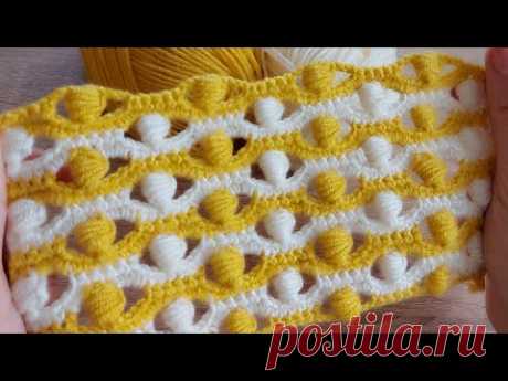 Bu modele bayılacaksınız tığ işi çok kolay örgü modeli crochet easy knitting model