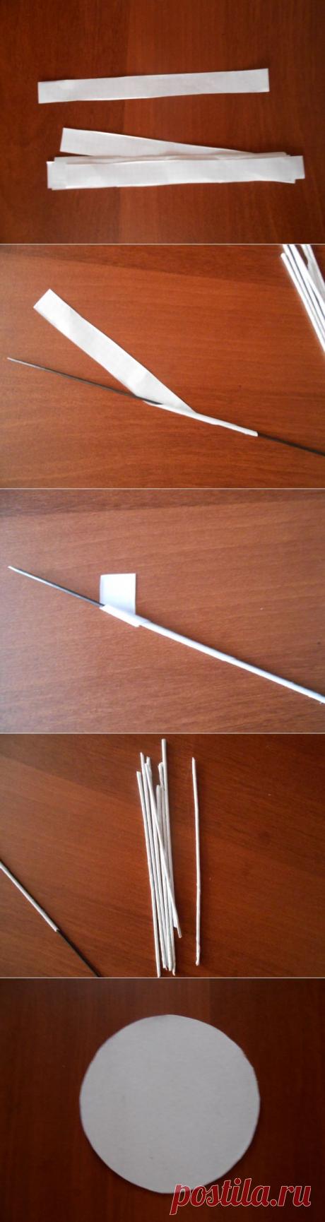 Лаванда... / Поделки из бумаги / Плетение из бумажной лозы