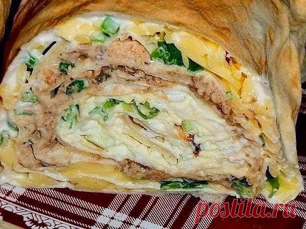 Моя копилочка рулет мимоза из лаваша