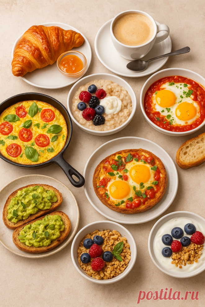 Завтраки, которые влюбляют в утро | 🌍 Вкус мира🍴 | Дзен