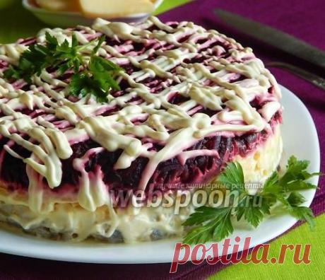 Селёдка под шубой с сыром