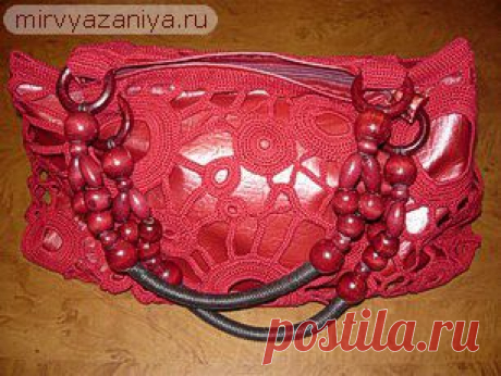Вязаная сумка своими руками