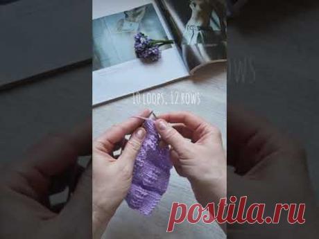 Вот такой дизайн с применением жемчужной резинки🧶♥️knitting pattern.