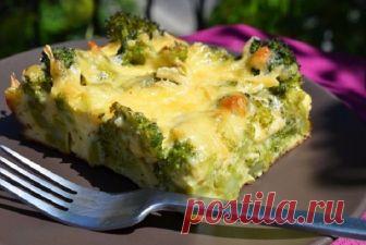 Фигура будет вам благодарна: Запеканка из брокколи на ужин! Я так признательна французам за это блюдо!