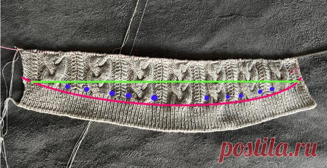 Нижний край широкого свитера | Ольга Кондратьева (WickedLynx) | Дзен