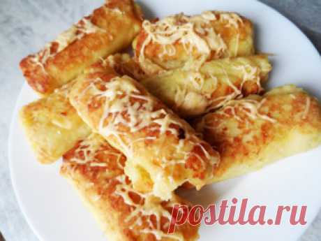 Картофельные рулетики с мясом за 30 минут!