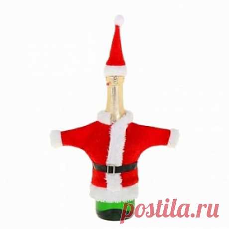 Купить новогоднюю одежду на бутылки в интернет-магазине в Москве
