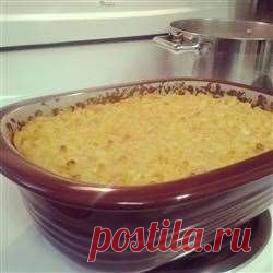 Макаронная запеканка с сыром