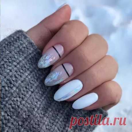 Светлый маникюр миндаль - купить в Киеве | Tufishop.com.ua