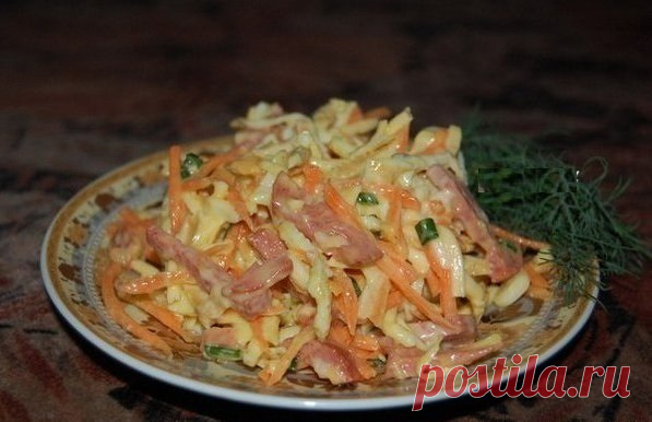 Салат с интересным вкусом и названием «Быстрее некуда»