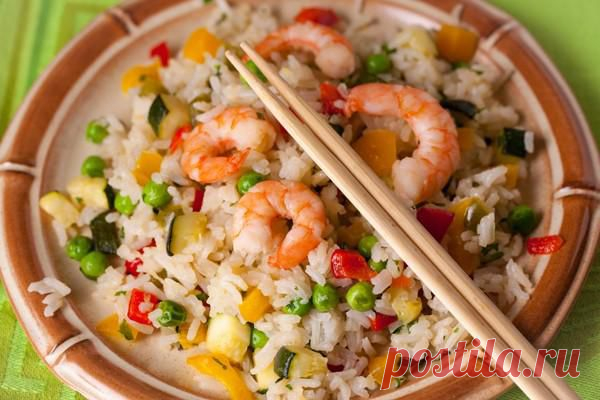 Кулинарный рецепт Рис с овощами за 25 минут с фото