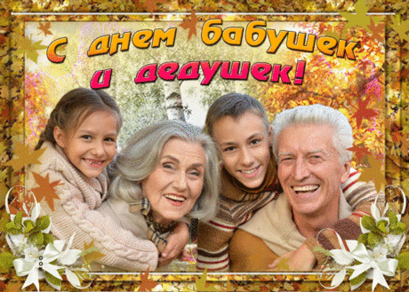 Бабушки, дедушки наши любимые,
Будьте судьбою и небом хранимыми.
Ваши забота, любовь и терпение
Стоят внимания и уважения.