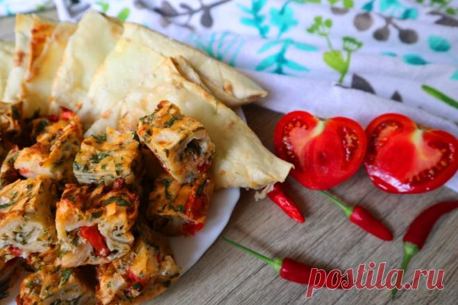 2 закуски из лаваша. Быстро, вкусно и просто! — Кулинарная книга - рецепты с фото