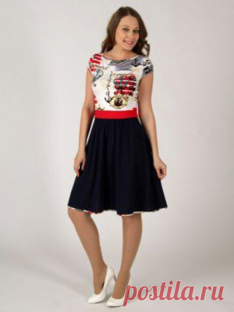 Женское платье из комбинированной ткани вискоза и шелка. 
Платье отрезное по линии талии с втачным поясом.
Длина 97-101 см. 
Ткань : Верх-100%-Вискоза, Низ-60%ПЭ,40%-Вискоза
Размеры 44-54