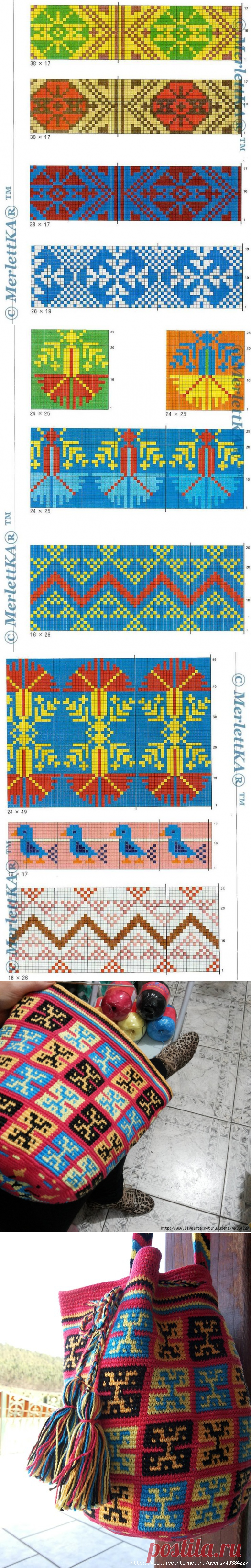 34 etnia - ornamento per jacquard, ricamo, tessitura e sacchetto ★ tallone e Vayu. Discussione sulla LiveInternet - Servizio russo diari online