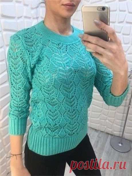 Красивый узор для кофточки