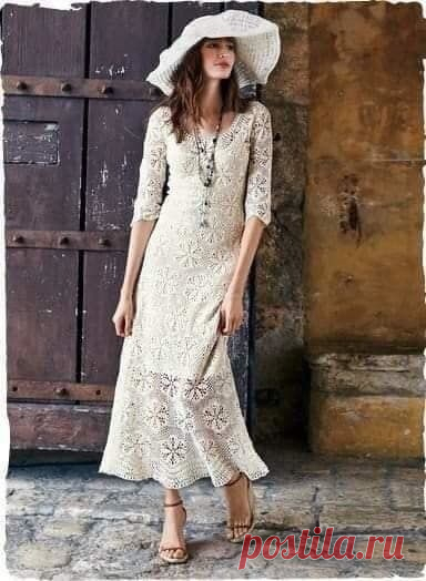 Мотив для длинного летнего платья