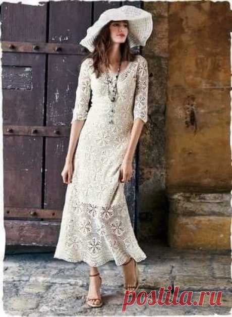 Мотив для длинного летнего платья
