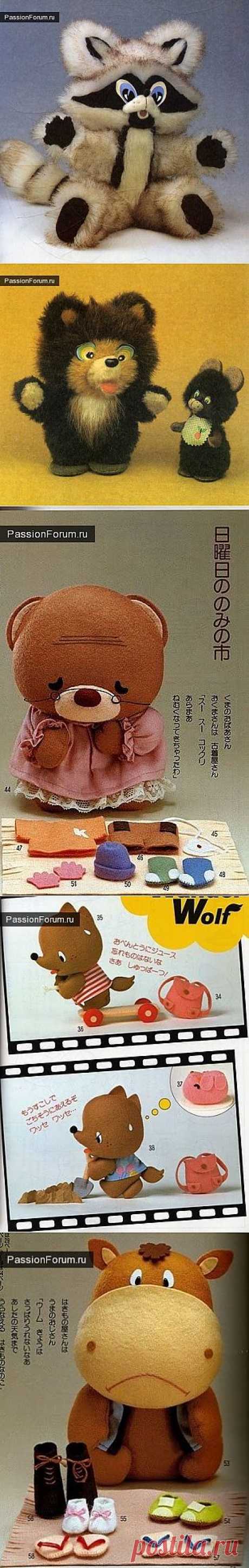 ДЕТСКИЕ ИГРУШЕЧКИ. ЧАСТЬ 22 / Разнообразные игрушки ручной работы / PassionForum - мастер-классы по рукоделию