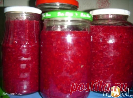 Клюква, протертая с сахаром на зиму