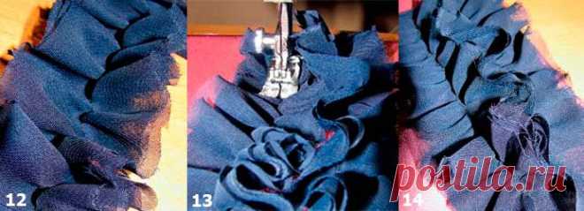 Элементы отделки из шифона и застежки-молнии | pokroyka.ru-уроки кроя и шитья