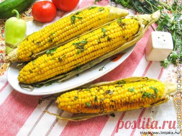 Пряная кукуруза в духовке!