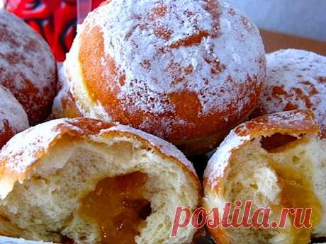 Немецкие пончики Krapfen.