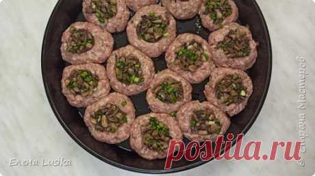 Лучше чем просто котлеты. Вкусные котлеты - гнёзда с грибами